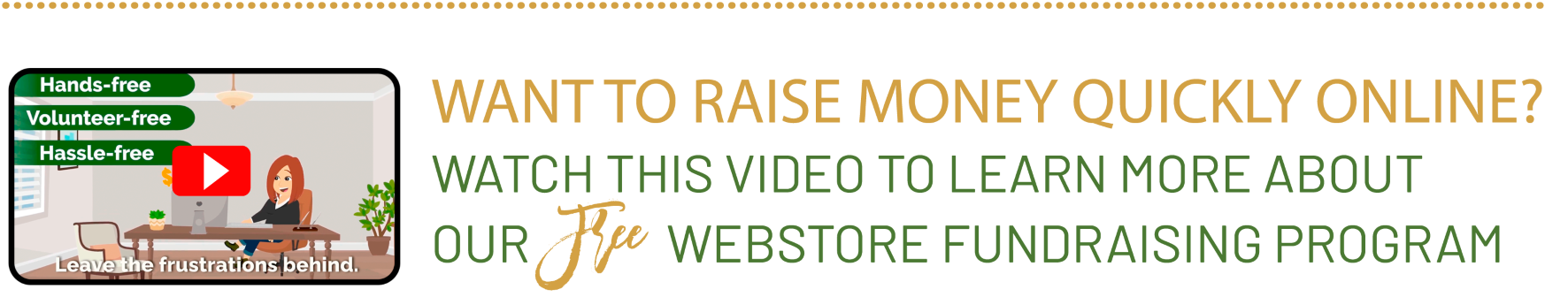 Fundraiser promo video